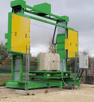 Notre châssis de pré-sciage des blocs brut carrière