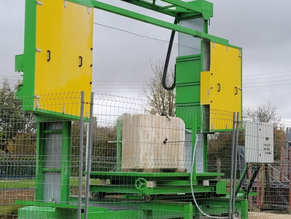 Notre châssis de pré-sciage des blocs brut carrière